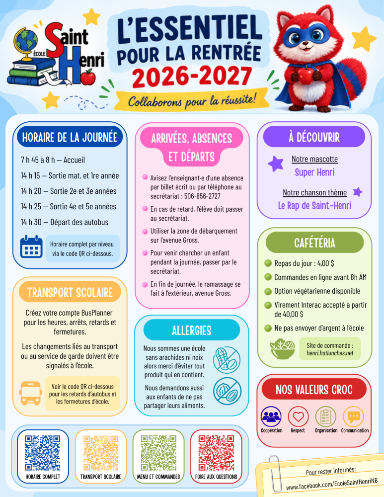 Bonne Rentrée 2026-2027!